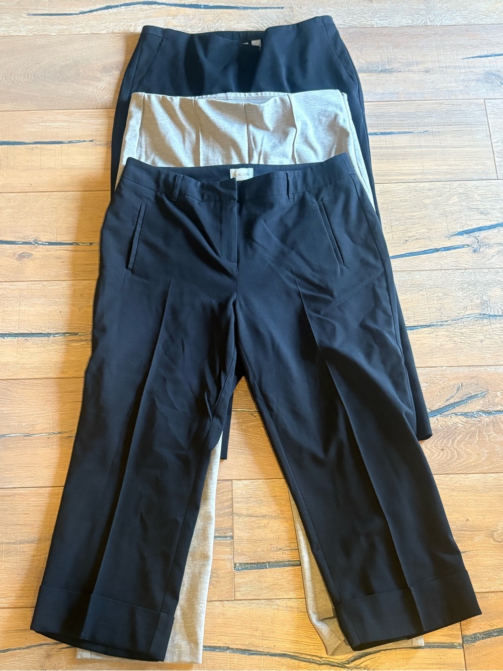 Bundle of 3 - Chico's Cropped & Full Length Dress Pants - Sleek Tailored Style